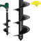 SYITCUN 9x40cm Jardín Espiral Broca,Excavadora de Taladro para Ahoyadora,Cultivador de Suelo Broca,Agujero Herramientas de Mano para Flor Plantar Bulbos De Cama Plántulas
