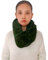 Lina & Lily Winter Loop Schal Snood Damen aus Kunstpelz (Armeegrün)
