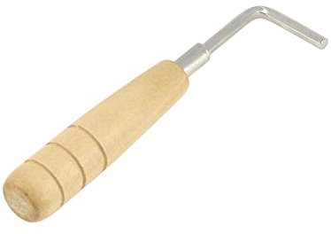 MY MIRONEY Gitarren-Halsstab, Sechskantschlüssel, 4 mm, abnehmbarer Sechskantschlüssel, Gitarrenhals, Einstellwerkzeug mit Holzgriff