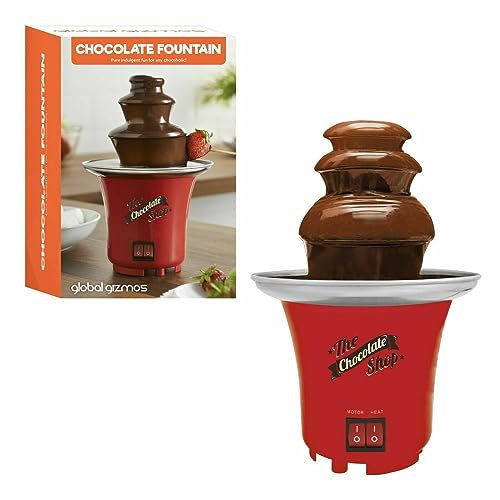 Delight in Decadence with Our Tabletop Chocolate Fountains - Friends Kids Party Food Machines - Dipping Treats - Dessert Display Machine - Easy to Use and Clean - Gatherings of All Kinds