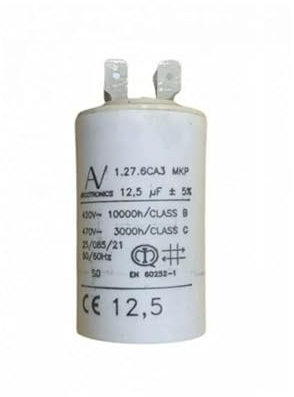 cyclingcolors Wasserpumpen Kondensator 12,5µF Ø35mm 60mm AnlaufKondensator MotorKondensator