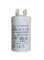 cyclingcolors Condensateur de pompe à eau 12,5µF Ø35mm longueur 60mm avec 4 cosses Démarrage Permanent Moteur Piscine Puit Cave Compresseur Evacuation Vidange DAB