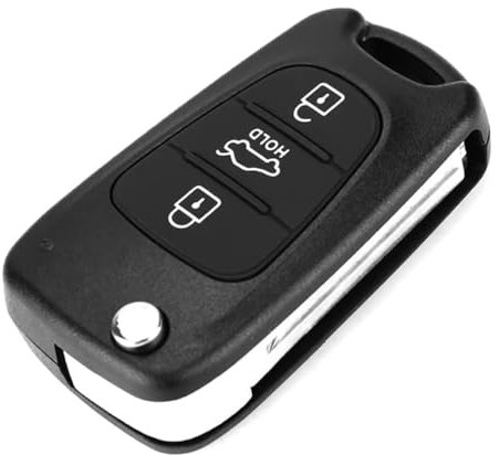3 Tasten Autoschlüssel Gehäuse der Fernbedienung Typ Messer für Hyundai i10 i20 i30 ix20 ix35 und Kia Ceed Soul Sportage Venga,Auto Schlüsselgehäuse