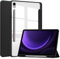 YeaQuelior Custodia Cover per amsung Galaxy Tab S9 FE 10,9 Pollici con S Pen Holder - Antiurto Sottile Case Posteriore Trasparente Cover con Auto Sonno/Sveglia, Nero