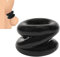 KucooN Silikon Hodenring für Männer Ballstretcher Cockringe Extra Dicker Hoden Penisring Extrem Silikon Hodensack-Rückhaltering for Erection Enhancing Sex Toy for Men zur verzögerten Ejakulation