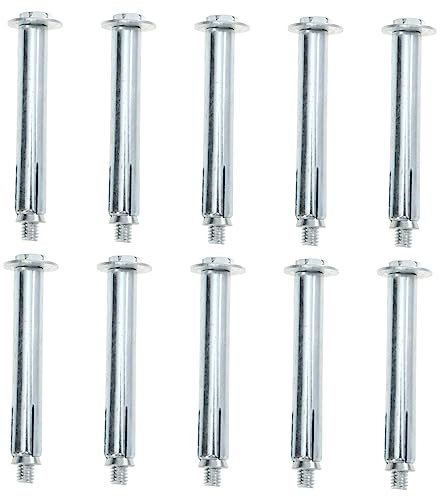 10Pcs Heavy Duty Expansion Bolts for Speed Bumps and Parking Blocks - Iron Asphalt Anchors for Secure Fixing