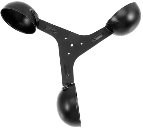 BESPORTBLE Sensore Anemometro Indicatore Della Velocità Del Ventole Della Stazione Meteorologica Sensore Di Velocità Del Coppa Del Flusso Daria Lega Di Alluminio Coppa Del