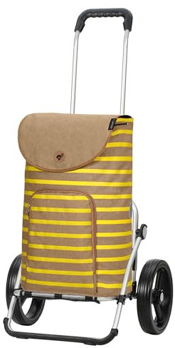 ANDERSEN Royal Shopper Eske - Trolley per la spesa, 47 l, moderno, sostenibile, in alluminio, pieghevole, con ruote silenziose