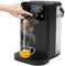 1700W Distributeur d'eau Chaude Instantanée Distributeur Eau Chaude Fontaine Eau Fraiche avec Bac Goutte à Goutte et Affichage LED Capacité 3L Smart Table Water Dispenser,pour Bureau,Cuisine (Noir)