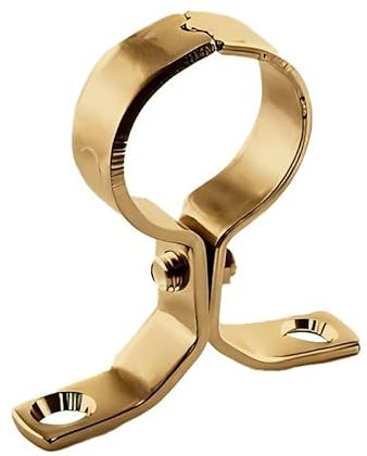 22mm Brass Pipe Clip Bracket (Known as Pipe Brackets/Pipe Supports/Pipe Clip / 22mm Pipe Clips Also Available in 15mm, 22mm, 28mm, 35mm, 42mm and 54mm)