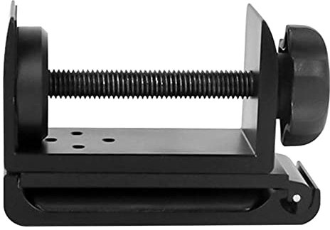 Soporte Auriculares Soporte plegable for auriculares, soporte for barra de sonido de aluminio negro con ajuste universal for accesorios de PC for juegos, soporte de gancho for abrazadera debajo del es