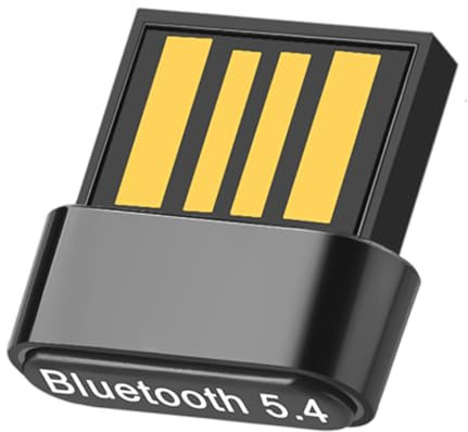 ONTERATE USB Bluetooth 5.4 Adapter Nano for PC, Ultra Small Plug & Play Wireless Dongle Extender, Mini Bluetooth Receiver Support Windows 11/10/8.1 for Desktop Laptop PS/Xbox Keyboard Mouse Headset