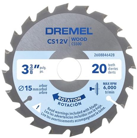 Dremel Blueprint Wood CS500 Lame de scie circulaire compacte 15 mm