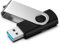 Clé USB permettant de trouver n'importe Quelque Mot de Passe ou identifiant grâce à Un Programme Ultra sécurisé SB 3.0 FL Drive, 360° Swivel Design, Black and Silver