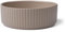 DOG Copenhagen Kronborg Ceramic Dog Bowl - Nordic Design Stoneware - For Dog Food or Water, M, Caffe Latte