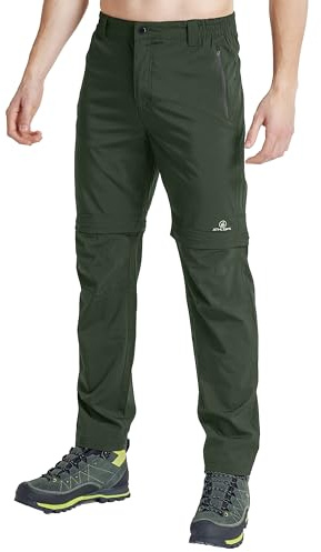 ATHL DPT. Herren Kurze und Lange Wanderhose/Funktionshose/Wandershort mit praktischen Taschen
