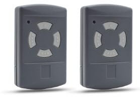 40,685MHz Garagentoröffner Handsender für Hörmann HSM4-40 4 Graue Tasten Ersatz für hörmann garagentor Fernbedienung HSE2-40 HSE4-40 HS4-40 HS2-40 Festcode 2 Stück