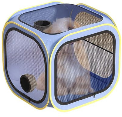 Caja de secado para gatos, secador portátil para mascotas, jaula antipelo, caja de casa para gatos, perros y cachorros