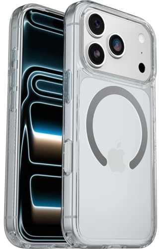OtterBox Symmetry Clear MagSafe Case for iPhone 17 Pro, Clear | Shockproof, Drop-Proof, Protective Thin Case, 3x Tested to Military Standard