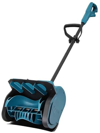 Pelle À Neige Électrique 600 W sans Fil, Portable, avec Poignée Réglable for Terrasse, Trottoir Et Allée. Fonctionne sur Batterie