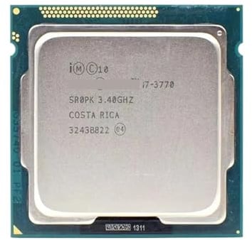 Processore I7 3770 CPU LGA 1155 da 3,4 GHz