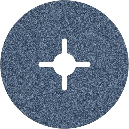 Bosch PRO R574 Fiberscheibe, 125 mm, G80 | für Stahl, Stahl, Körnung 80, Professional Zubehör Kleiner Winkelschleifer