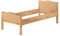 Erst-Holz® Seniorenbett extra hoch Einzelbett 90x200 Buche-Bettgestell Natur ohne Rollrost 60.70-09 oR