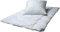 BeCo Betten-Set Microfaser BW101248, Kochfest, Ganzjahresdecke 135x200 und Kissen 080x080cm, kuschelig und schadstoffgeprüft, Weiß