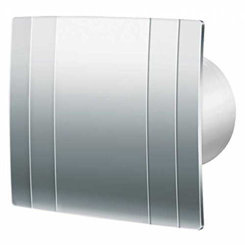 Blauberg Bathroom Extractor Fans Quatro Chrome 100mm 88 m3/h