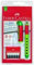 Faber-Castell Schreiblernfller fr Linksh„nder, Feder L, grn, inkl. Patronen auf Blisterkarte