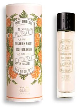 Panier des Sens - Eau de Toilette - Orange Blossom Perfume for Women - Floral Fragrance - Long Lasting, Natural Perfume - Hair & Body - Vegan Friendly - 50mL (Rose Geranium)