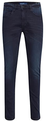 Blend BHJet Herren Jeanshose Denim Jeans Hose Baumwollmischung Slim Fit, Farbe: Dark Blue (76204), Größe: 28/30