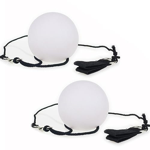 OFKPO 1 Paar LED Glow Poi,Mehrfarbige Nachtleuchtender Poi Leuchtpoi für Bühne Bauchtanz