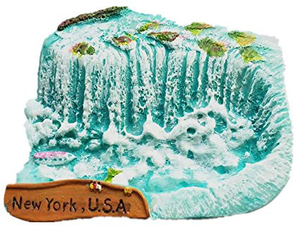 3D Niagara Falls USA Souvenir Kühlschrankmagnet, USA Reise Aufkleber, Zuhause & Küche Dekoration Niagara Falls Kühlschrank Magnet