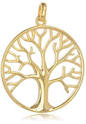 2 Colors – Colgante Chapado En Oro Árbol de la Vida
