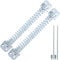 2X Zinc Automatic Closing Garden Gate Spring Closers 8 (200mm) Swing Fence Replace
