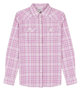 Wrangler Slim REG Western Shirt Chemise, Smokey Grape, Small aux Femmes