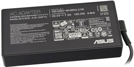 Asus TUF A17 FA706II Original Netzteil 150,0 Watt eckige Bauform ROG-Logo