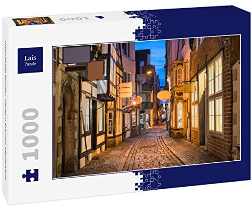 Lais Puzzle Historisches Schnoor Viertel in Bremen, Deutschland 1000 Teile
