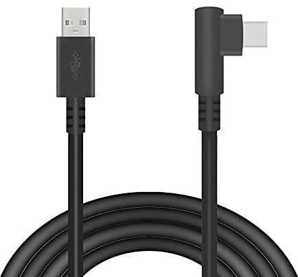 Adhiper PTH660 Câble de Charge de synchronisation de données de Rechange Câble d'alimentation USB Compatible avec Intuos Pro PTH-860/660(Noir / 6,5 Pieds)