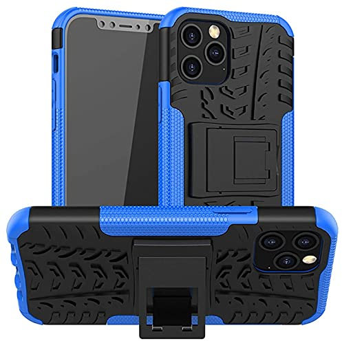 Verco Schutzhülle für iPhone 12 Pro Max Hülle, Armor Outdoor Handyhülle für iPhone 12 Pro Max Case Panzer Hardcase [Cover geeignet für Baustelle], Blau