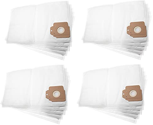 vhbw 20 Staubsaugerbeutel kompatibel mit Kärcher CV 38/1 | CV 38/1 Professional Staubsauger - Mikrovlies, 40,45cm x 25,6cm Weiß