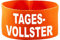 Kleiner Fratz gummielastische Armbinde 10 cm personalisiert mit TAGESVOLLSTER (Farbe Neonorange) (Gr. 3XL - 33 cm)