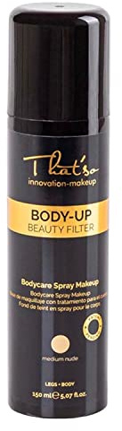 That'so Body Up Beauty Filter Bodycare Spray Makeup Farbe Medium Nude 150 ml – Make-up für den Körper mit Nude-Effekt