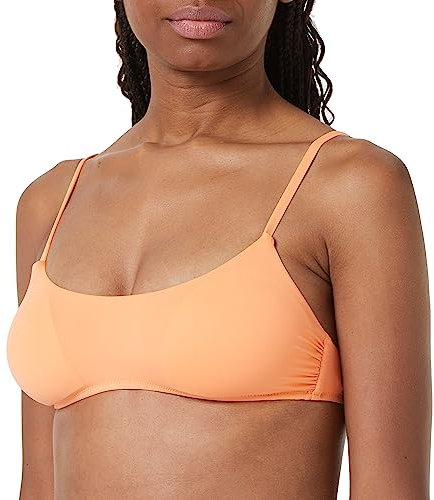United Colors of Benetton Reggiseno Fascia 3P5H5R1MQ Parte Superiore del Bikini, Rosa Pesca 75P, S Donna