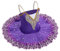 IBAKOM Mädchen Ballettkleid Spaghettiträgern Ballett Tanzkleid Schwanensee Spitze Perlen Camisole Trikot Turnanzug Tutu Kostüm Eiskunstlauf Tanzkleidung Ballerina Outfit Violett 9-10 Jahre