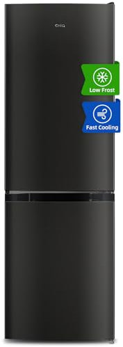 CHiQ CBM159LEBDU, Fridge Freezer, 157L, 70/30, 12-Year Compressor Service, Low Frost, D, 39 dB, 48cm Wide 144cm Tall, Black, 2023