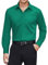 J.VER Casual Button Down Shirt Mens Stretch Stain Shield Dress Shirts Long Sleeve Collar Classic Regular Fit Shirts for Working Meeting Dating Green-XL