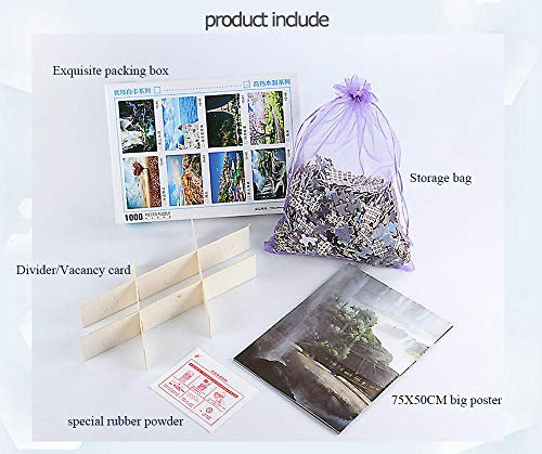 IGHSNZUH Rose Garden Paul Klee Uzzles Puzzle Holzspielzeug 1000 Teile Intellektuelles Spielzeug Puzzle Erwachsene Kinder Puzzles