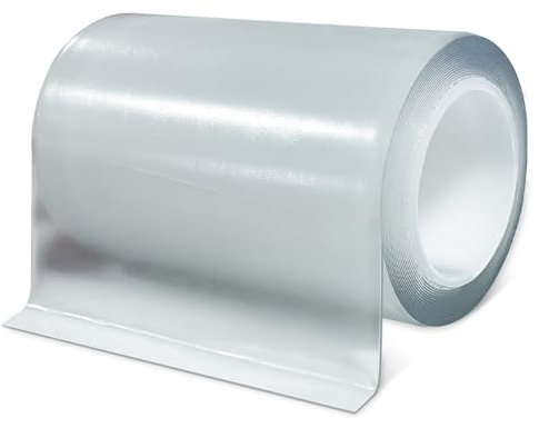 Waterproof Repair Tape for Fabric, Awning, RV Roof, Underbelly, Tarp, Tent, Sail and Boat Cover Outdoor Repair Patch, Heavy Duty, Clear, Multipurpose